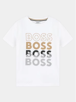 Boss T-Shirt J50775 D Biały Slim Fit