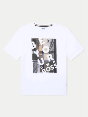 Boss T-Shirt J51217 D Biały Regular Fit