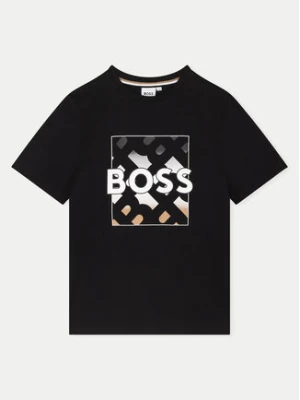 Boss T-Shirt J51219 D Czarny Regular Fit