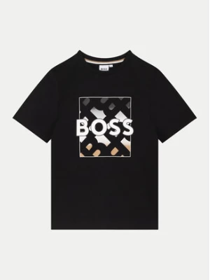 Boss T-Shirt J51219 S Czarny Regular Fit