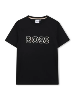 BOSS T-Shirt J52034 D Czarny Slim Fit