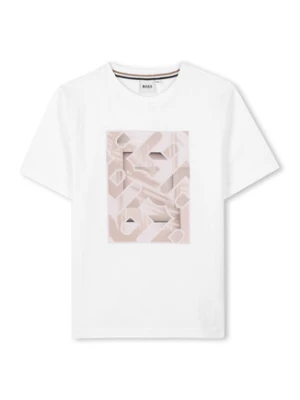 BOSS T-Shirt J52036 D Biały Regular Fit