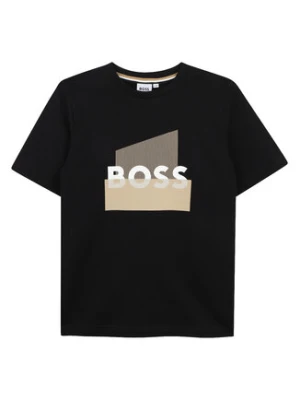 BOSS T-Shirt J52978 D Czarny Regular Fit
