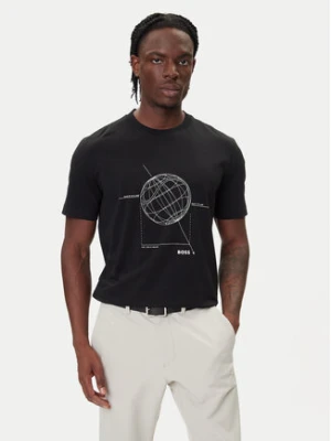 BOSS T-Shirt League GRX 50549413 Czarny Relaxed Fit