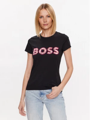 Boss T-Shirt Logo 50489531 Czarny Slim Fit