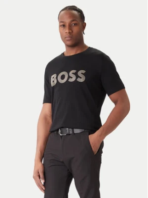 BOSS T-Shirt Logo Future 50543796 Czarny Regular Fit