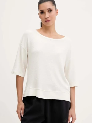 BOSS t-shirt lounge damski kolor beżowy 50540029