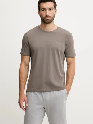 BOSS t-shirt lounge kolor brązowy melanżowy 50515312