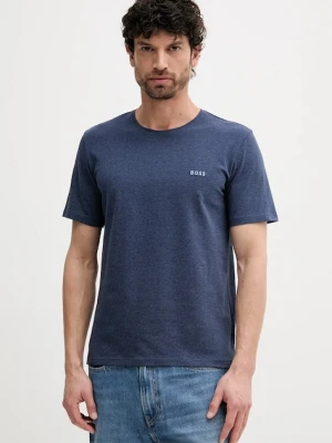 BOSS t-shirt lounge kolor granatowy melanżowy 50515312