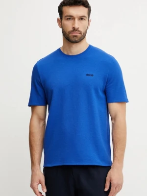 BOSS t-shirt lounge kolor niebieski z aplikacją 50535891