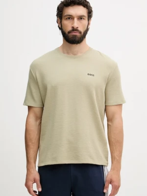 BOSS T-shirt lounge męski Waffle T-Shirt zielony