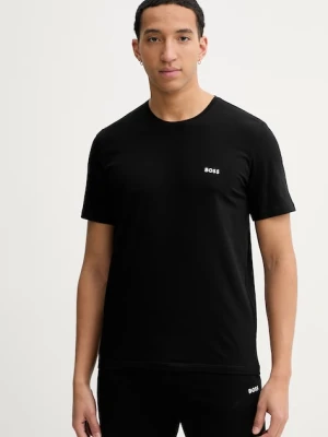 BOSS T-shirt lounge męski bawełniany z elastanem Mix&Match T-Shirt R