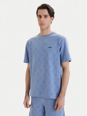 BOSS T-Shirt Member 50558867 Błękitny Relaxed Fit