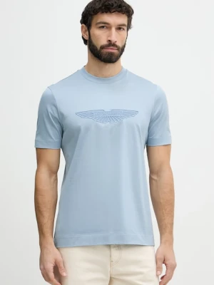 BOSS t-shirt męski bawełniany BOSS X ASTON MARTIN