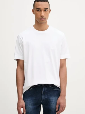 BOSS T-shirt męski bawełniany Tames 52 biały
