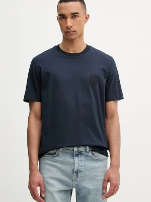 BOSS T-shirt męski bawełniany Tames 52 granatowy