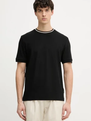 BOSS t-shirt męski bawełniany Taut 40 czarny