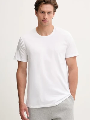 BOSS T-shirt męski bawełniany TShirtRN 2-pack biały