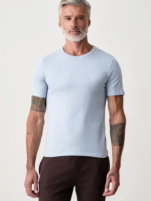 BOSS T-shirt męski bawełniany TShirtRN 3P Classic 3-pack brązowy