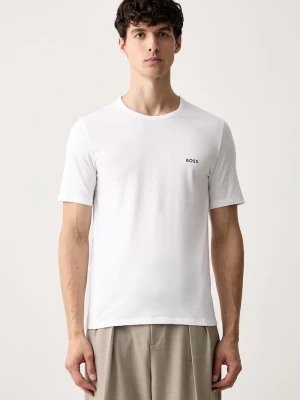 BOSS T-shirt męski bawełniany TShirtRN 3P Classic 3-pack zielony