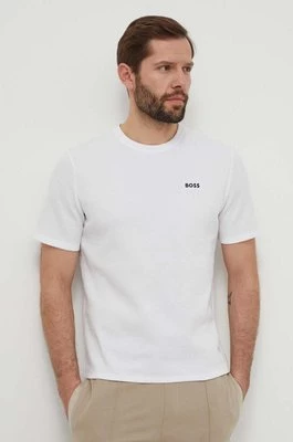 BOSS t-shirt męski kolor biały gładki 50480834