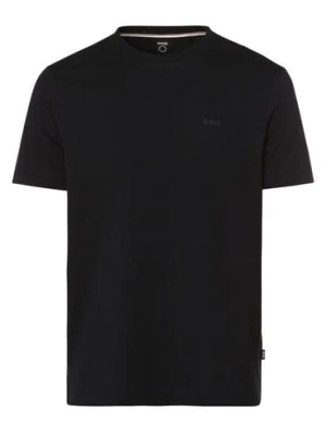 BOSS T-shirt męski Mężczyźni Dżersej niebieski nadruk,
