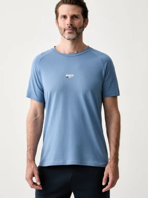 BOSS T-shirt męski T-Shirt RN Slim Fit niebieski