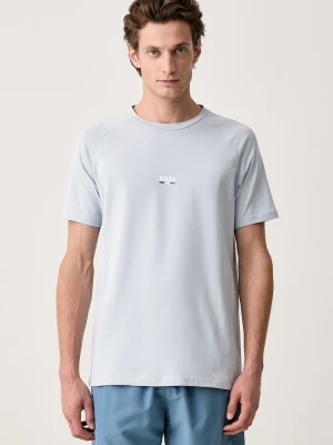 BOSS T-shirt męski T-Shirt RN Slim Fit niebieski