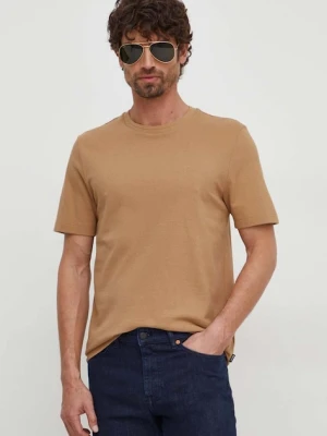 BOSS T-shirt męski z bawełną Tiburt 240