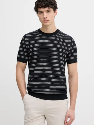 BOSS T-shirt męski z bawełny Nalon