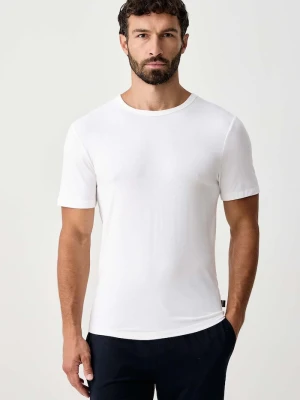 BOSS T-shirt męski z wiskozą TShirt RN 3P Bamboo 3-pack granatowy
