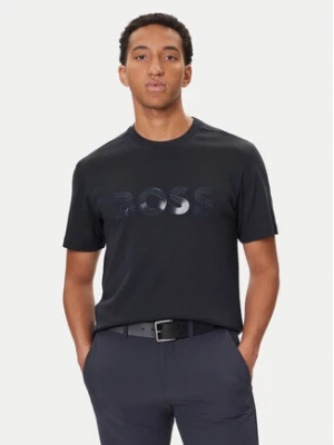 BOSS T-Shirt Mirror Iconic 50547940 Granatowy Relaxed Fit