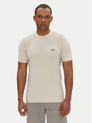 BOSS T-Shirt Momentum 50520683 Beżowy Regular Fit