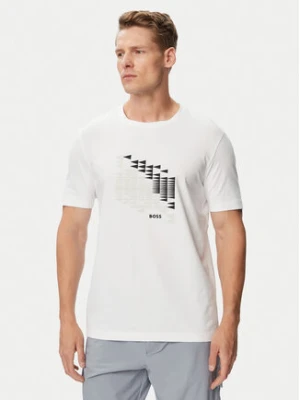 BOSS T-Shirt Network Flag 50566853 Biały Regular Fit