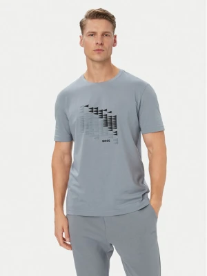 BOSS T-Shirt Network Flag 50566853 Szary Regular Fit