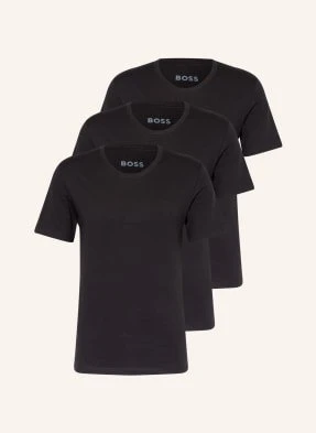 Boss T-Shirt One, 3 Szt. schwarz