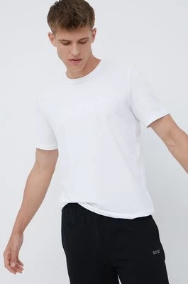 BOSS t-shirt piżamowy 50469550 męski kolor biały z aplikacją 50469550