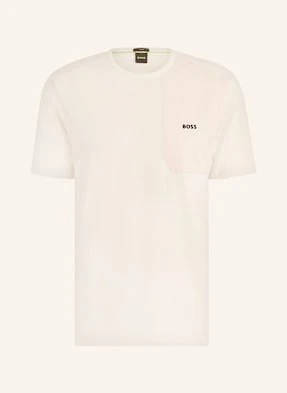 Boss T-Shirt Pkt Glamping Z Mieszanki Materiałów beige