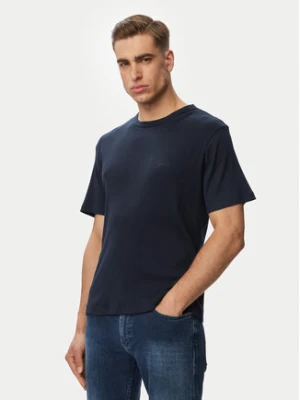 BOSS T-Shirt Rn 2P Rib 50563886 Niebieski Slim Fit