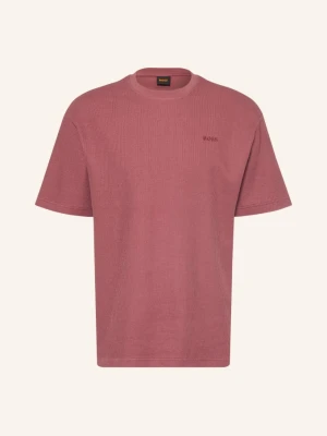 Boss T-Shirt rot BRUDNY RÓŻ