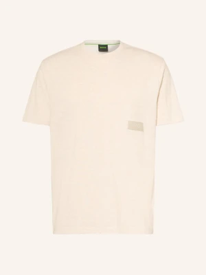 Boss T-Shirt Structure weiss KREMOWY