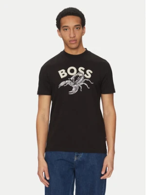 BOSS T-Shirt Te_Bossfish 50539196 Czarny Regular Fit