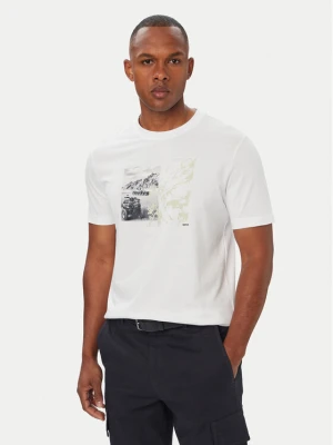 BOSS T-Shirt Te Motors 50566627 Biały Regular Fit