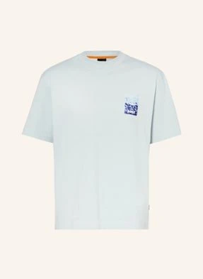 Boss T-Shirt Te_Numbers blau