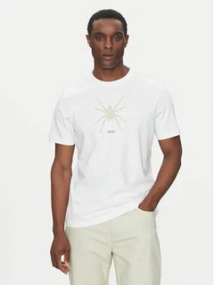 BOSS T-Shirt Te_Spiderbat 50534924 Biały Regular Fit