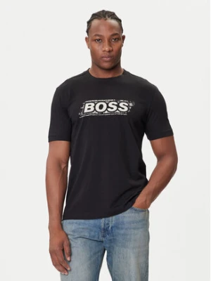 BOSS T-Shirt Te_Wheel 50546381 Czarny Regular Fit