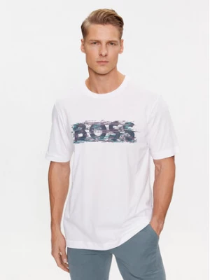 Boss T-Shirt Tedigitallogo 50503542 Biały Regular Fit