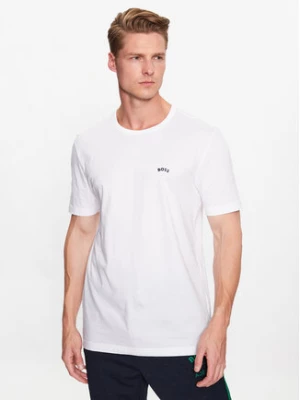 Boss T-Shirt Tee Curved 50469062 Biały Regular Fit