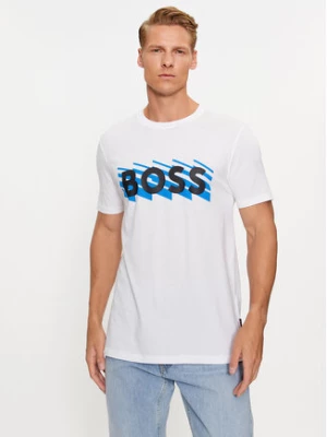 Boss T-Shirt Teebossrete 50495719 Biały Regular Fit