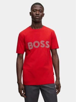 Boss T-Shirt TeeBOSSRete 50495719 Czerwony Regular Fit